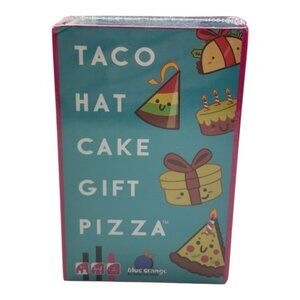 Blue Orange Taco Hat Cake Gift Pizza Card Game